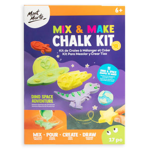 MM Mix and Make Chalk Kit - Dino Space Adventure 17pc