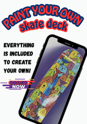 Paint Your Own Skate Deck Kit