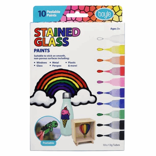 Boyle Stained Glass Paints 10pk - CRAFT2U