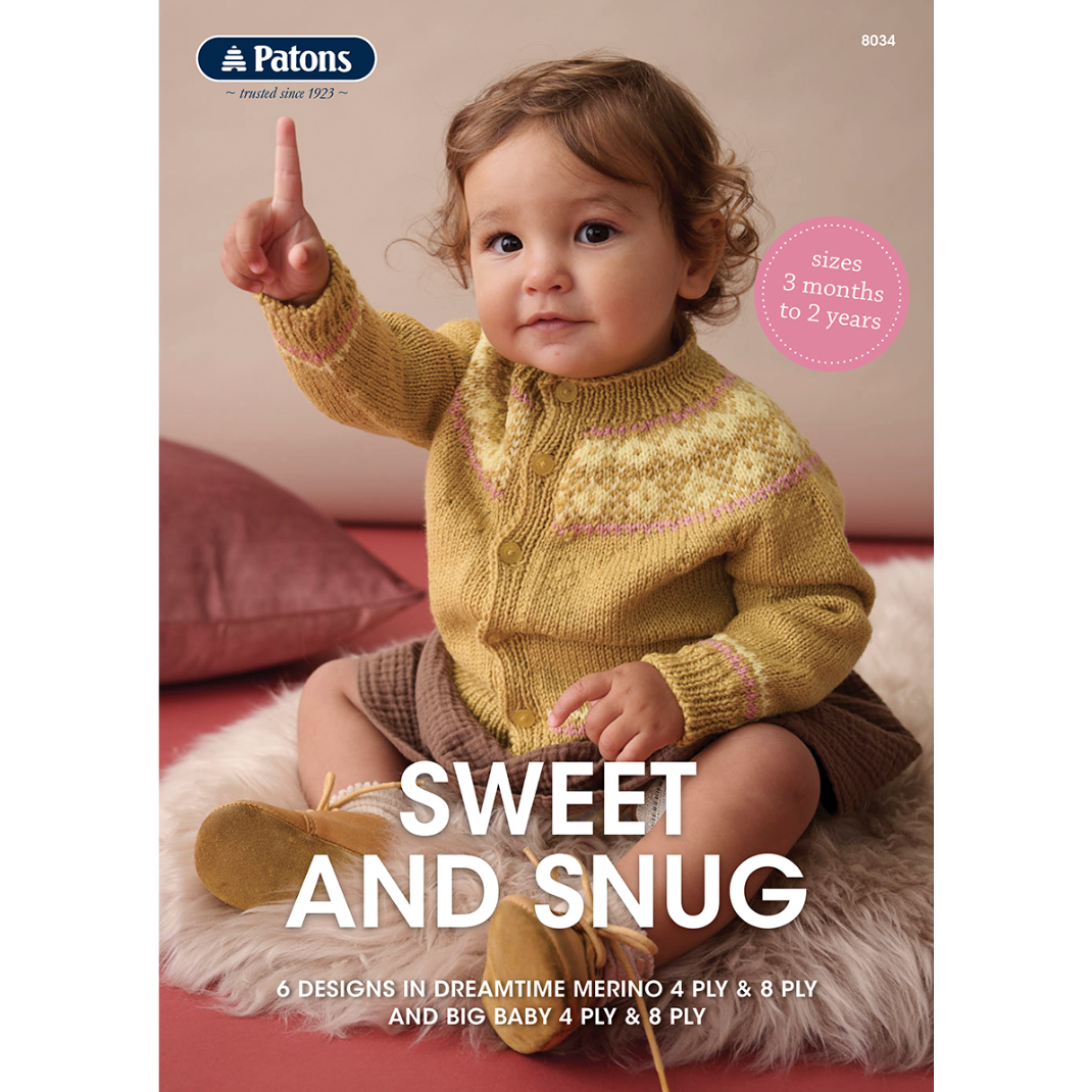 Sweet and Snug Patons 3mths - 2 years - CRAFT2U