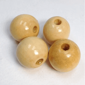 Wood Round Beads