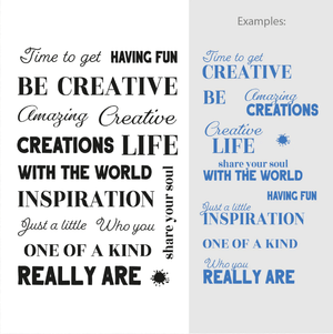 Clear Stamps Various Brands