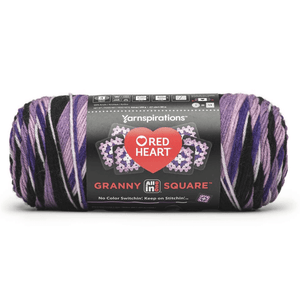 Red Heart All In One Granny Square Yarn Sold As A 3 Pack