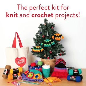 Red Heart Yarn Super Saver Stitchers Kit with Accessories