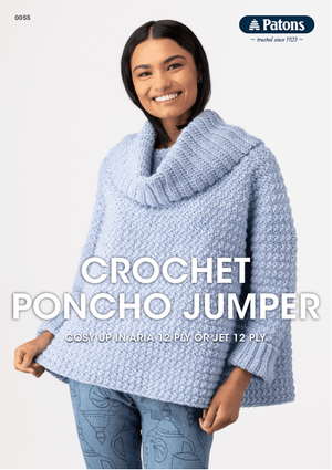 Crochet Poncho Jumper 0055