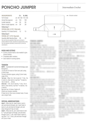 Crochet Poncho Jumper 0055