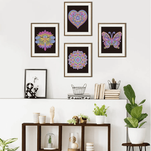 Diamond Dotz Neon Flock 4 Pack 25.4 x 20.32cm