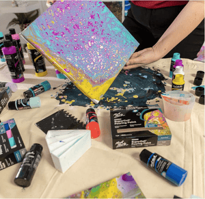 MM Premium SuperCell Pouring Paint Kit 4pc 60ml