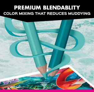 Prismacolor Premier Coloured Pencils 12 pc Under The Sea Set