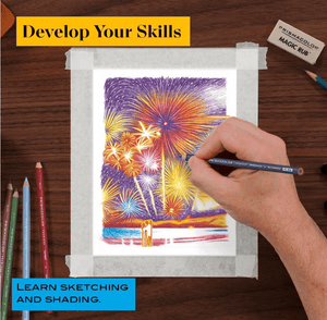 Prismacolor Technique 24pc Fireworks Drawing Set