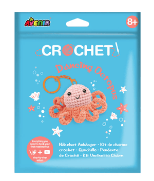 Crochet Keychain Kit - Dancing Octopus