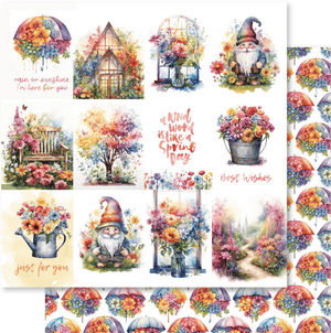 Rainbow Garden - Paper Rose Studio
