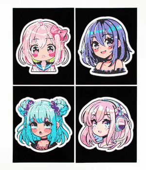 Diamond Dotz Neon Flock 4 Pack 25.4 x 20.32cm