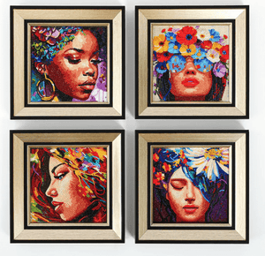 Diamond Dotz Mini Dotz Kits 5.0" x 5.0" Set of 4