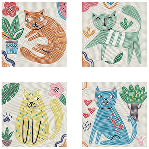 Diamond Dotz Mini Dotz Kits 5.0" x 5.0" Set of 4