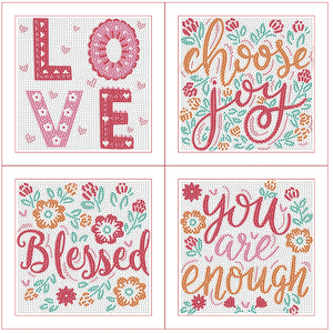 Diamond Dotz Mini Dotz Kits 5.0" x 5.0" Set of 4