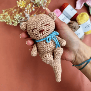 Knitty Critters Pouch Pals Crochet Kit