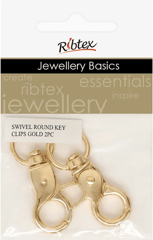 Swivel Round Key Clip 2pc