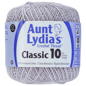 Aunt Lydia's Classic Crochet Thread Size 10 Sold As A 3 Pack