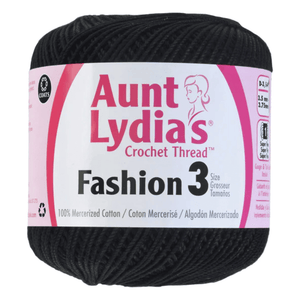 Aunt Lydia's Fashion Crochet Thread Size 3 Sold As A 3 Pack