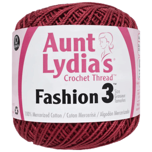Aunt Lydia's Fashion Crochet Thread Size 3 Sold As A 3 Pack