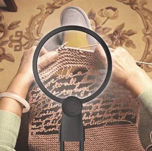 Hands Free Hanging Neck Magnifying Glass With LED Light