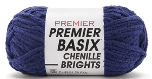 Premier Basix Chenille Brights Yarn Sold As A 3 Pack