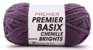 Premier Basix Chenille Brights Yarn Sold As A 3 Pack