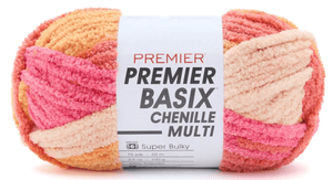 Premier Basix Chenille Brights Yarn Sold As A 3 Pack