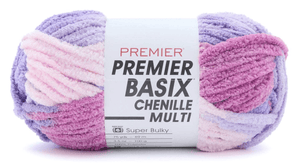 Premier Basix Chenille Brights Yarn Sold As A 3 Pack
