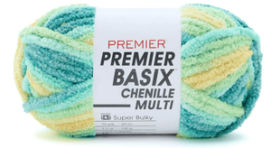 Premier Basix Chenille Brights Yarn Sold As A 3 Pack