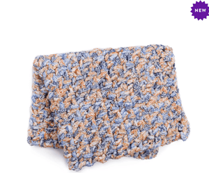 Bernat Big Texture Beginner Crochet Blanket Free Pattern