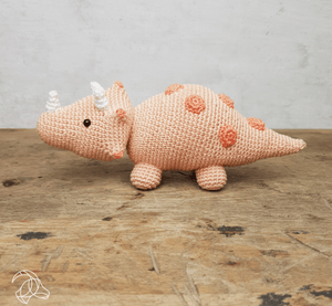 Diy Crochet Kit -Triceratops Hardicraft Amigurumi Kit