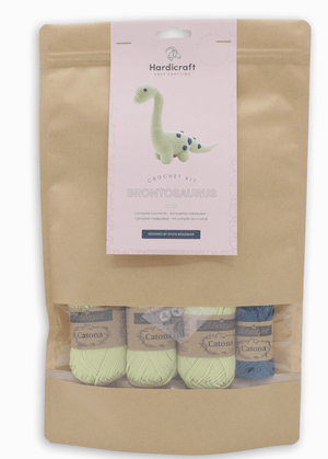 Diy Crochet Kit - Brontosaurus Hardicraft Amigurumi Kit