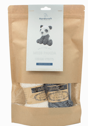 Diy Knitting Kit - Mees Panda Hardicraft Amigurumi Kit