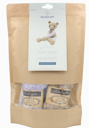 Diy Knitting Kit - Tess Bear Hardicraft Amigurumi Kit