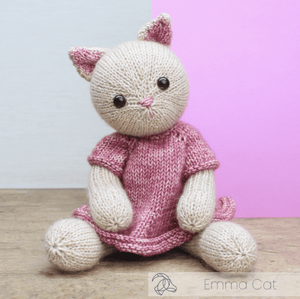 Diy Knitting Kit - Emma Cat Hardicraft Amigurumi Kit