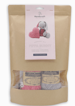 Diy Crochet Kit - Pippa Bunny Hardicraft Amigurumi Kit