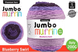 Yatsal Jumbo Muffin Cake Yarn 8Ply 200g