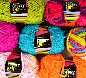 Microfibre Chunky Knit Yarn 3ply 100g