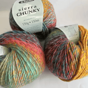Patons Sierra Chunky Acrylic/Wool Mix 150g