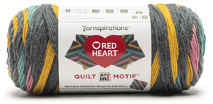 Red Heart All In One Quilt Motif Yarn Sold As A Pack Of 3