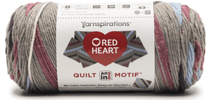 Red Heart All In One Quilt Motif Yarn Sold As A Pack Of 3