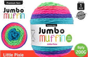 Yatsal Jumbo Muffin Cake Yarn 8Ply 200g