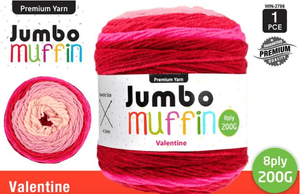 Yatsal Jumbo Muffin Cake Yarn 8Ply 200g