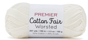 Premier Cotton Fair Worsted Sold As a 3 Pack