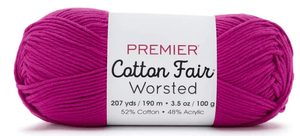 Premier Cotton Fair Worsted Sold As a 3 Pack