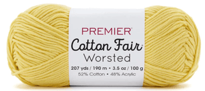 Premier Cotton Fair Worsted Sold As a 3 Pack