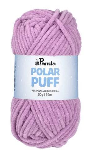 Panda Polar Puff Polyester Lurex