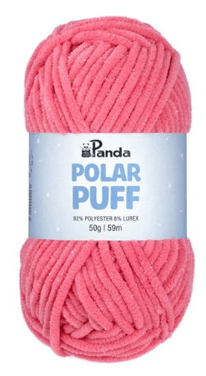 Panda Polar Puff Polyester Lurex